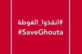ناشطون يطلقون حملة لإنقاذ الغوطة من قصف النظام