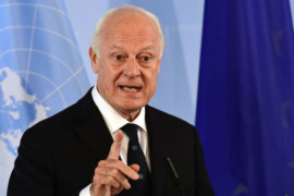 دي ميستورا وبومبيو: الحل السياسي قبل الإعمار في سوريا