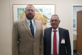 لقاءٌ بين السيد عبد العزيز تمو و ريتشارد اوتزن معاون جيمس جيفري وفريق عمل السيد جيفري