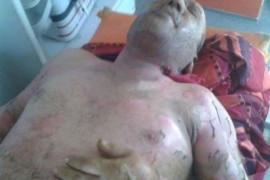 الذكرى الرابعة لحرق مواطن كردي نفسه في كوباني احتجاجاً على ممارسات ميليشيا قسد.