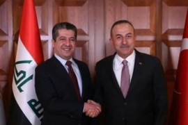 مسرور بارزاني وجاويش أوغلو يبحثان العلاقات الثنائية واوضاع المنطقة.