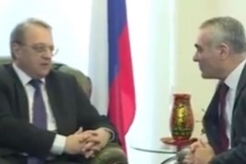 ميخائيل بوغدانوف يحض المجلس الوطني الكوردي على التفاوض مع ميليشات  pyd ونظام الأسد .