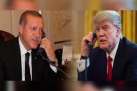 اتصال هاتفي بين الرئيس الامريكي  ترامب والرئيس التركي  أردوغان.