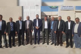 وفد من الحكومة السورية المؤقتة يقوم بإجراء جولة تفقدية في راس العين وتل ابيض.