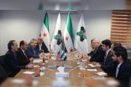 الائتلاف الوطني السوري يناقش مع وفد امريكي خطوات تطبيق قانون قيصر.
