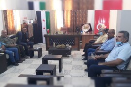 سلسلة زيارات يقوم بها وفد من رابطة المستقلين الكرد السورين في مدينة عفرين.