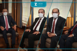 لقاءات جمعت رؤساء المؤسسات السياسية السورية ووزير الخارجية التركي