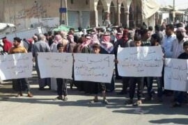 خروج مظاهرات كبيرة في مدينة الشدادي ضد ممارسات ميليشيا قسد.