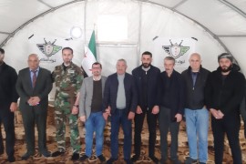 قيادة لواء السلام  تستقبل رابطة المستقلين الكرد السورين في مقر اللواء .