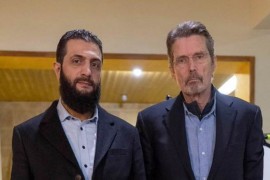 صورة الجولاني مع سميث..تطيح بمعهد أميركي في إدلب