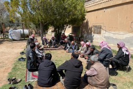 وفد من قيادة رابطة المستقلين الكرد السوريين يجري زيارة ميدانية الى قرية  تل خضر في ريف تل ابيض الغربي .