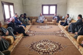 وفد من قيادة رابطة المستقلين الكرد السوريين يلتقي مع اهالي بعض القرى الكردية في مدينة جرابلس .