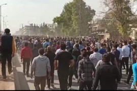 مقتل 8 في احتجاجات على القوات التي يقودها الأكراد في شمال سوريا (ميليشيات pyd الأرهابية)