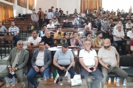رابطة المستقلين الكرد السوريين تشارك مع جامعة حلب الحرة في الوقفة الاحتجاجية ضد اعادة تدوير النفايات في دمشق تحت مسمى الانتخابات ……في مدينة اعزاز المحررة.