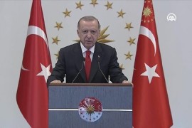 الرئيس التركي رجب طيب أردوغان يحي ذكرى ضحايا محاولة الانقلاب 2016