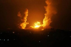 الطيران الإسرائيلي يستهدف موقع عسكري تابع لتنظيم الأسد الأرهابي في تدمر .