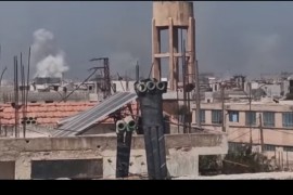 شهداء وجرحى نتيجة القصف المكثف الذي تشنه قوات تنظيم الأسد الأرهابي على طفس بريف درعا.