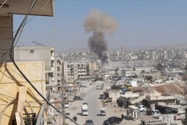 انفجار سيارة مفخخة في مدينة عفرين يؤدي إلى وقوع شهداء وجرحى .