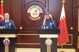 تركيا و قطر تشيران إلى أن توجيه أي دعوة لتنظيم الأسد الأرهابي لحضور القمة العربية بمثابة تشجيعه على  الاستمرار في قتل الشعب .