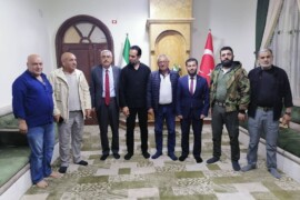 وفد من قيادة رابطة المستقلين الكرد السوريين يجري زيارة إلى مدينة عفرين .