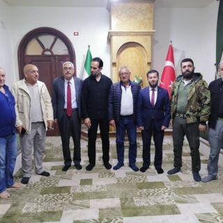 وفد من قيادة رابطة المستقلين الكرد السوريين يجري زيارة إلى مدينة عفرين .