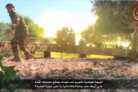 الجيش الوطني يشن سلسلة من الهجمات على قوات تنظيم الأسد الأرهابي وقوات الاحتلال الروسي رداً على مجزرة قرية الجديدة بريف جسر الشغور .