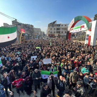تحت عنوان لن نصالح ورفضا للتطبيع مع تنظيم الأسد الأرهابي مظاهرات تعم المناطق المحررة .