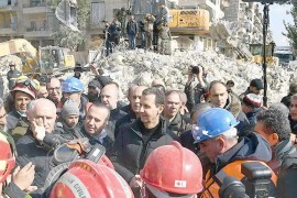 كيف تقدمون العزاء للقاتل بضحايا الزلزال في سوريا؟
