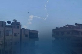 قصف اسرائيلي يستهدف مواقع مختلفة في مدينة دمشق  .
