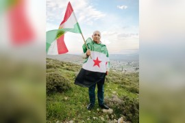 وفد من قيادة رابطة المستقلين الكرد السوريين يشارك أهالي قرية معراته في منطقة عفرين إشعال شعلة  عيد النوروز .