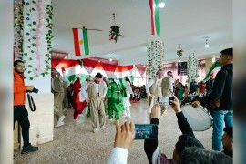 قيادة رابطة المستقلين الكرد السوريين تشارك أهالي الباسوطة  في احتفالات عيد النوروز .